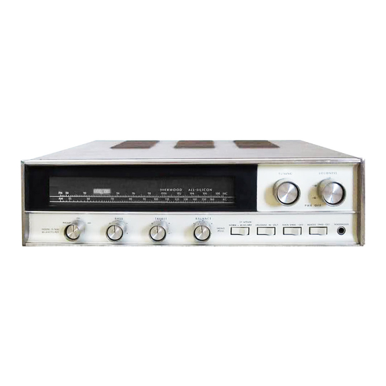 Sherwood S-7600-FET Service Manual