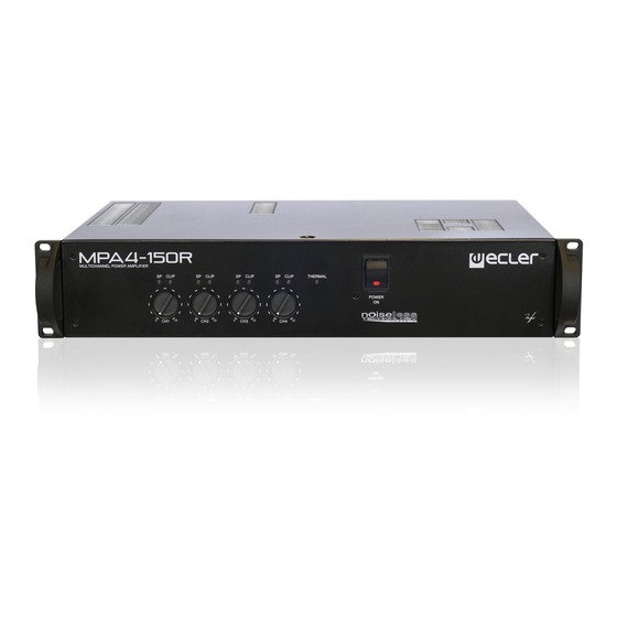 Ecler MPA4-150R User Manual