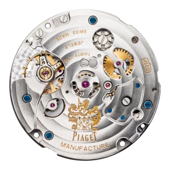 Piaget 883P Manual