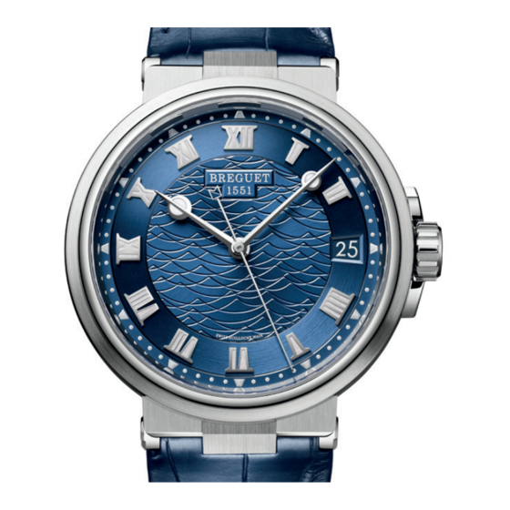 Breguet MARINE 5517 Instructions For Use Manual