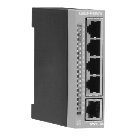 gefran SW5-SA Installation And Operation Manual