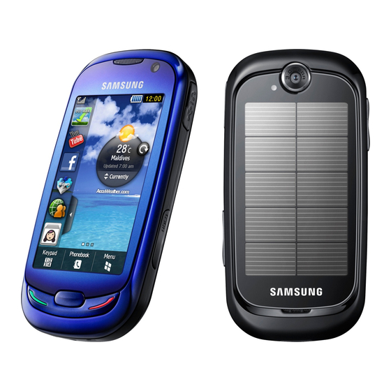 Samsung GT-S7550B Manuals