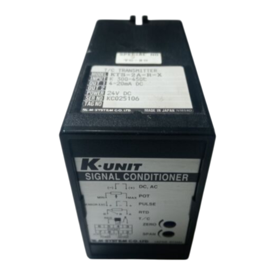 M-system KP Instruction Manual