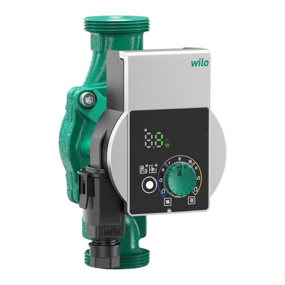 Wilo Yonos PICO 30/1-8 Installation And Operating Instructions Manual