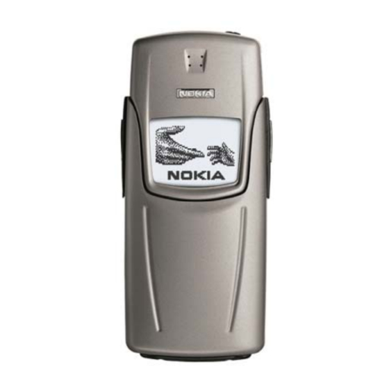 Nokia 8910 Service Manual