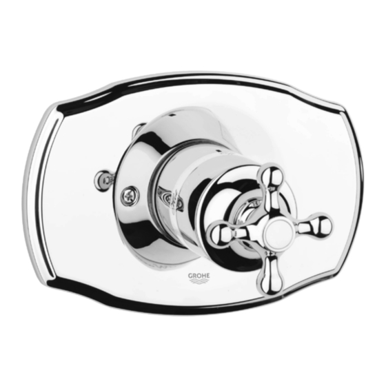 Grohe Seabury 19 707 Quick Start Manual