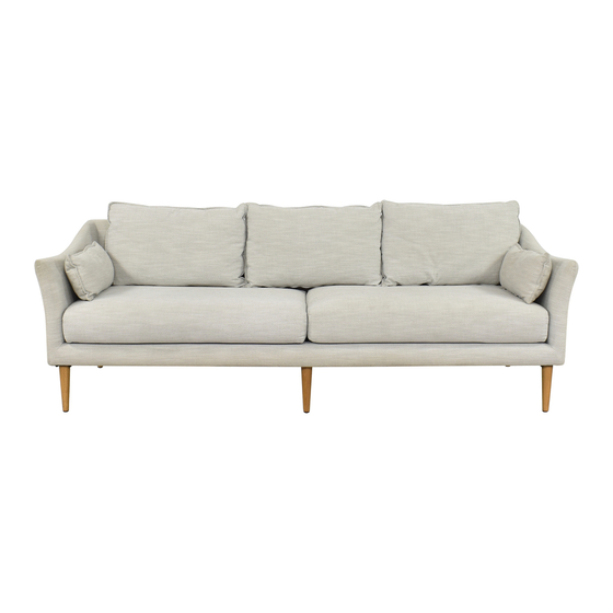 West Elm Antwerp sofa Assembly Instructions