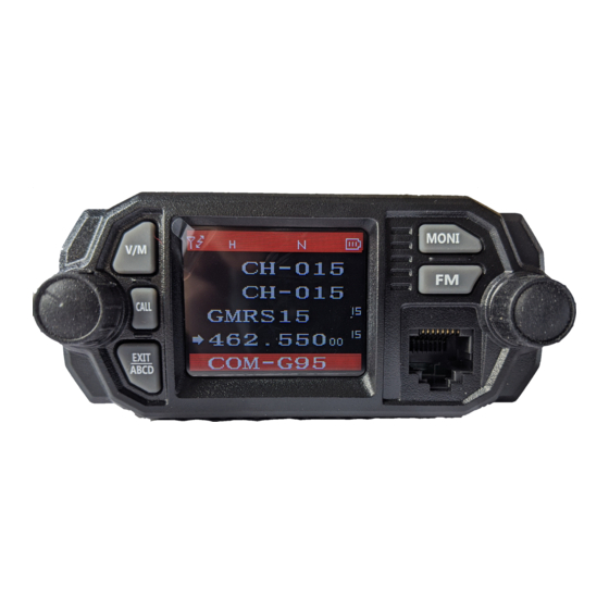 Com G-95 Owner's Manual