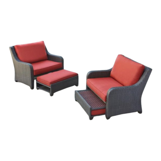 HAMPTON BAY SAUNTERA FRS80750-ST Use And Care Manual