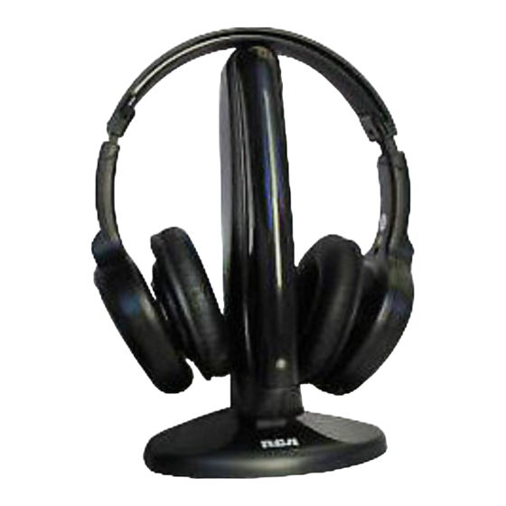 User Manuals: RCA WHP150 Headband Wireless Headphones