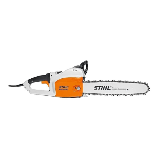 Stihl MSE 250 C Instruction Manual