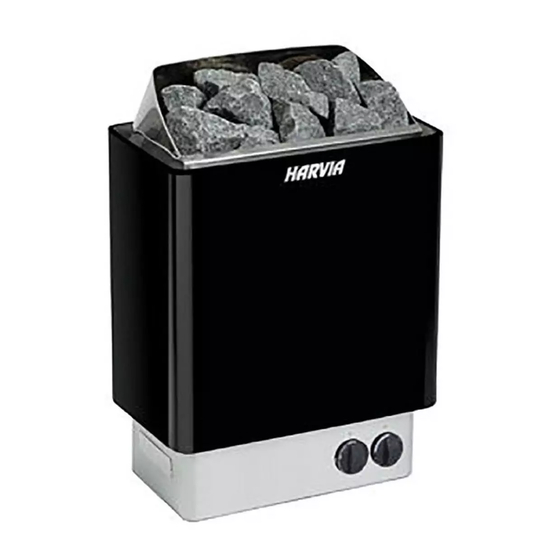 Harvia TRENDI 90 Electric Sauna Heater Manuals