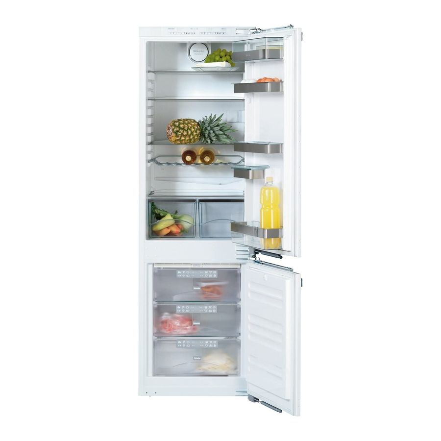 User Manuals: Miele KFN 9753 ID Built-In Refrigerator