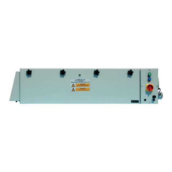 Purified Air UV-O 500 Technical And Operations Manual