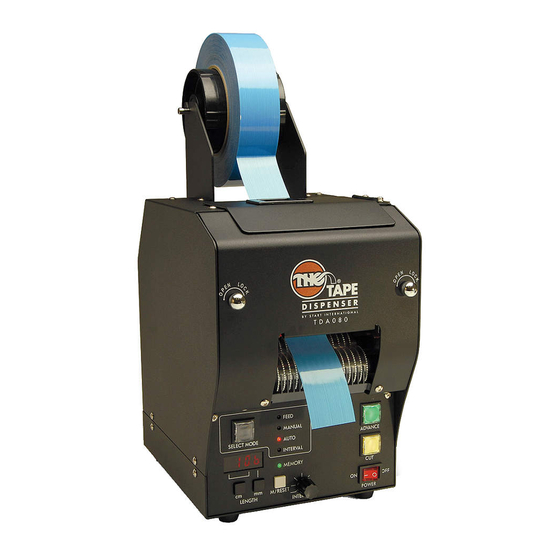 START International Tape TDA080-NM Quick Start Manual