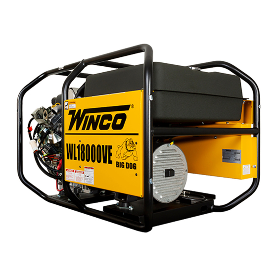 Winco WL18000VE-03/B Installation & Operator's Manual