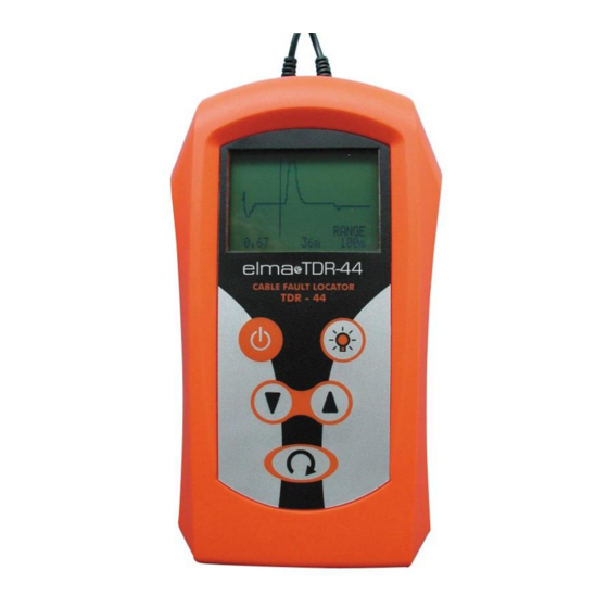 Elma Instruments TDR-44 Manuals
