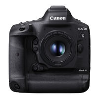 Canon EOS-1 DX Mark III Advanced User's Manual