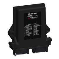 Controls XCAN-AC Product Manual