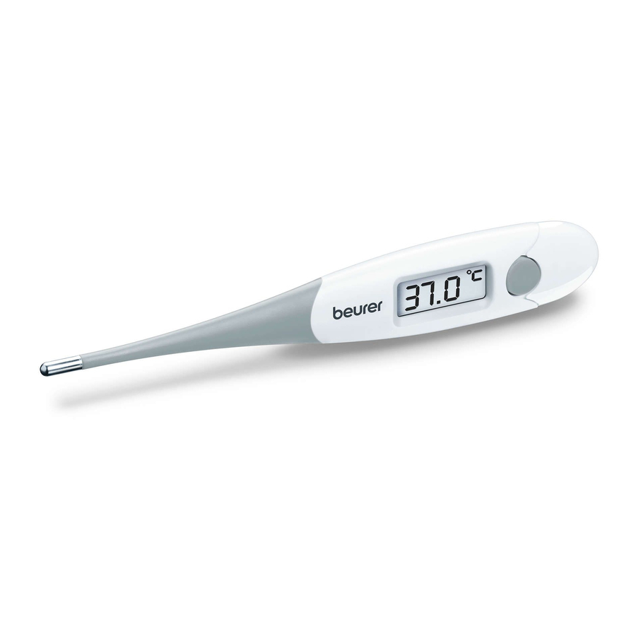 Beurer FT 15/1 - Thermometer Manual