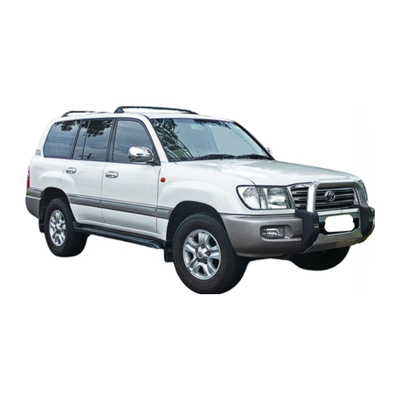 Toyota Land Cruiser 2005 Pocket Reference Manual