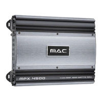 MAC Audio MPX 4500 Owner's Manual