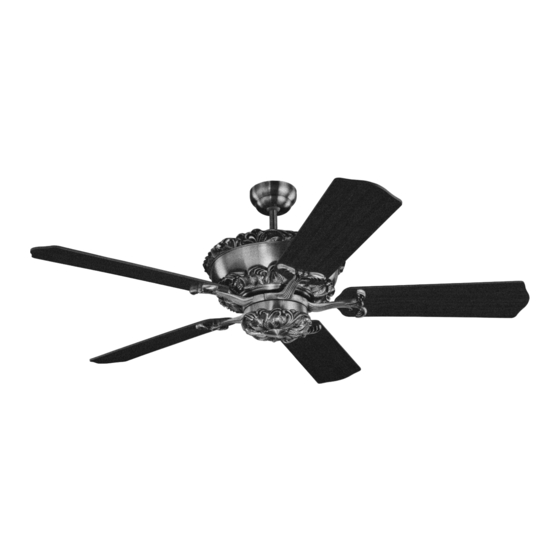 Monte Carlo Fan Company 5AB52XX Series Owner's Manual And Installation Manual
