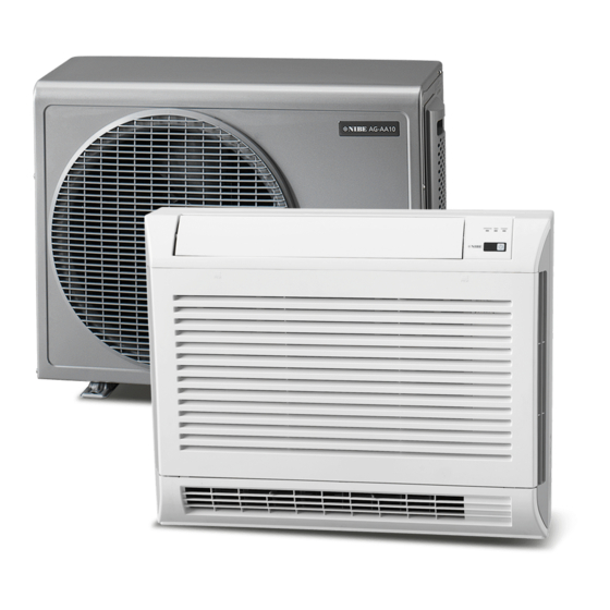 Nibe AG-WL10 series Heat Pump Manuals