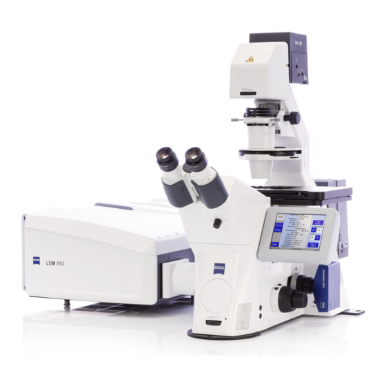 Zeiss LSM 880 with AiryScan FAST Training Manual