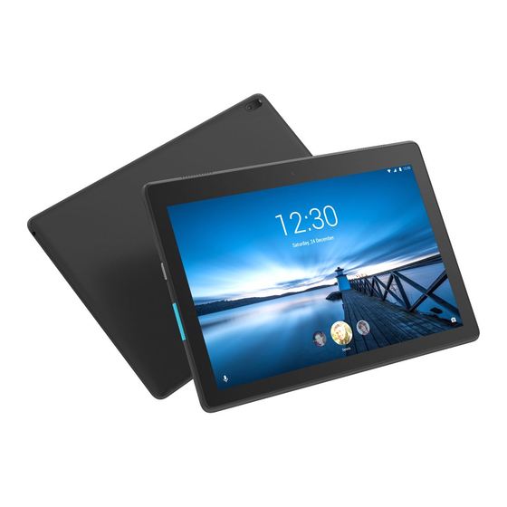 Lenovo Tab E10 Entertainment Tablet Manuals