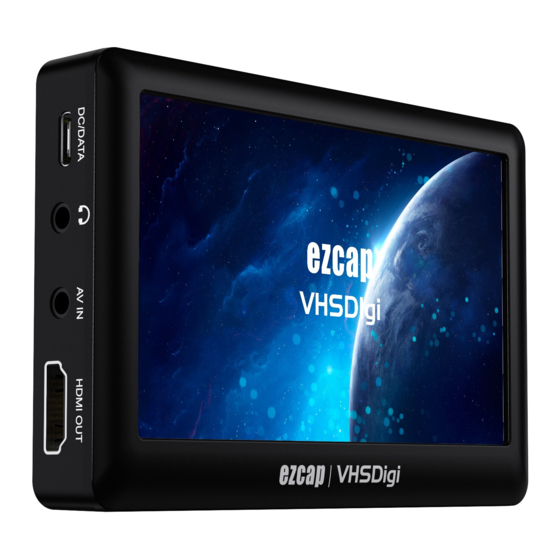EzCAP VHSDigi ezcap180 Manual