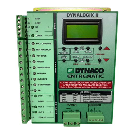DYNACO Dynalogix II Manuals