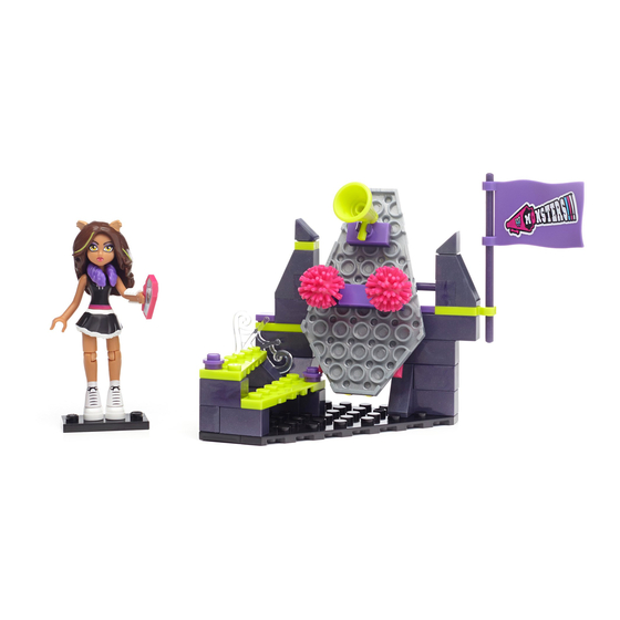 Mega MONSTER HIGH CLAWDEEN Assembly Instruction Manual
