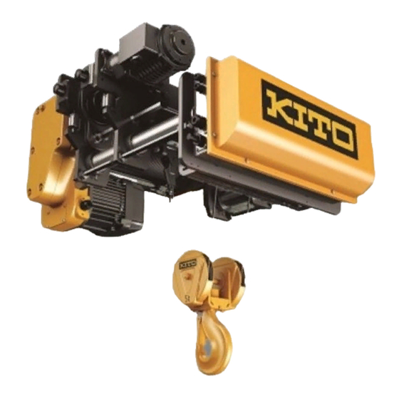 KITO RY Series Assemble, Disassemble & Troubleshooting Instructions