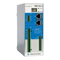 SIGMATEK MDP 101-1 Instruction Manual