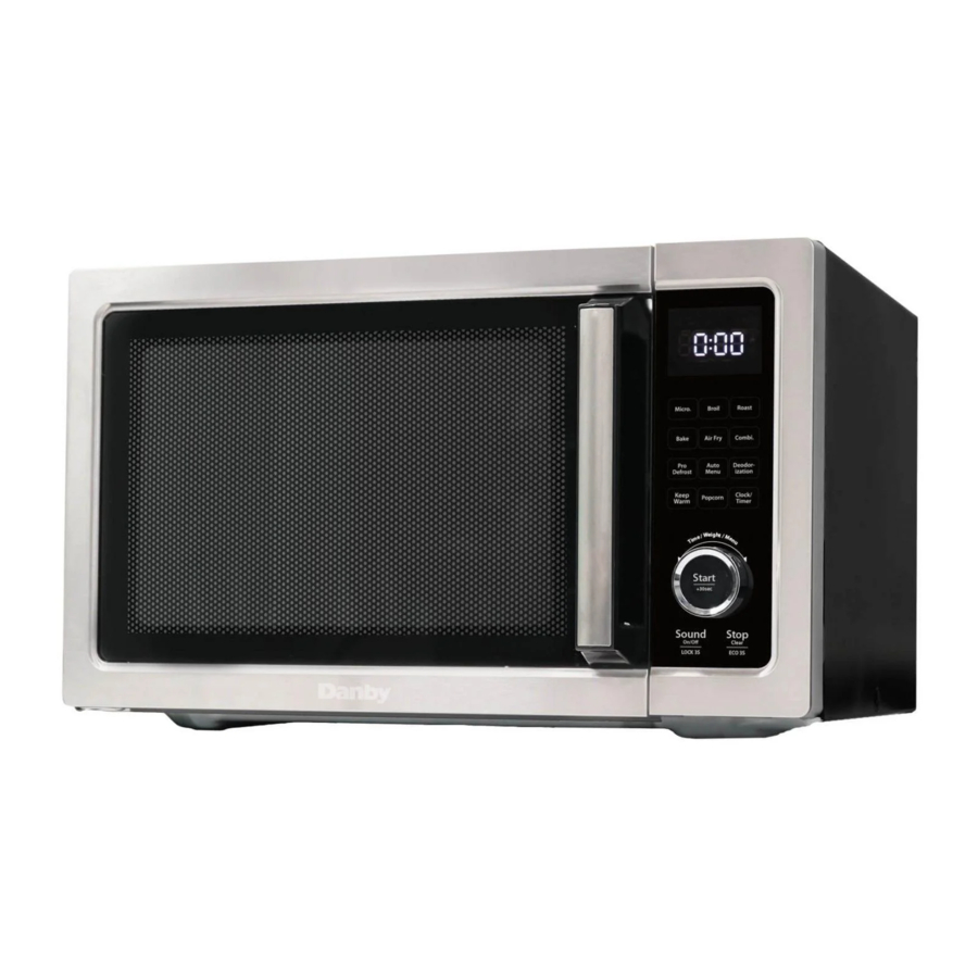 Danby Designer DDMW1060BSS-6, DDMW1061BSS-6 - 5 in 1 Microwave Manual