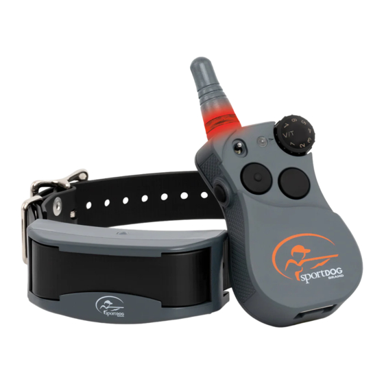 SportDOG FIELDSENTINEL 825 Quick Start Manual