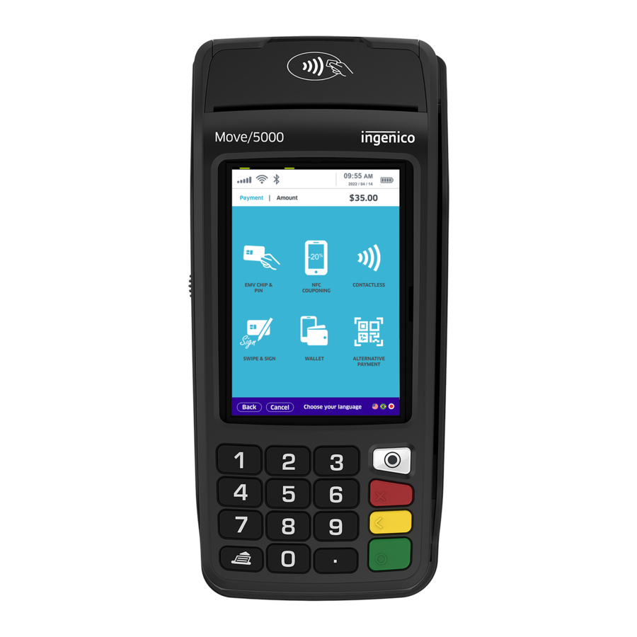 Ingenico Move5000 - Payment Terminal Manual