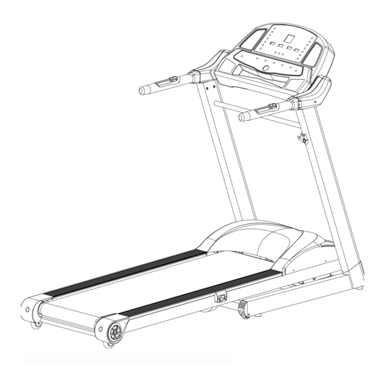 Keys Fitness HealthTrainer Treadmill HT-760T Owner's Manual