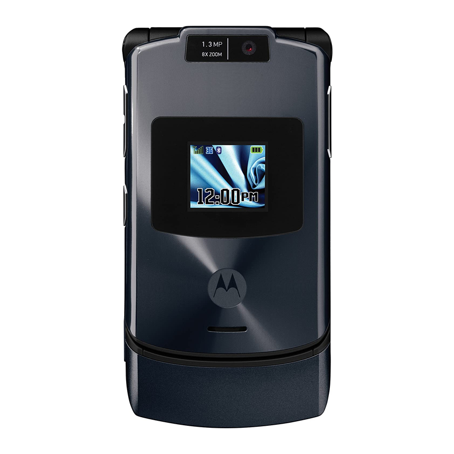 Motorola MOTORAZR V3xx User Manual