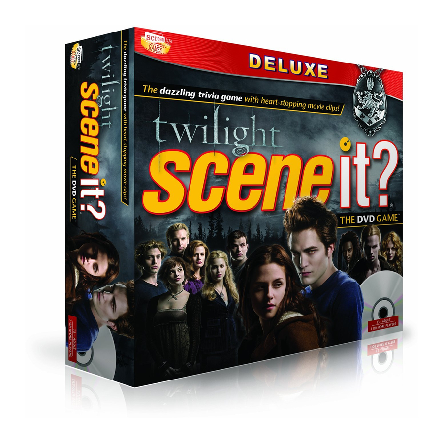 Screenlife Scene It? Twilight Instructions Manual