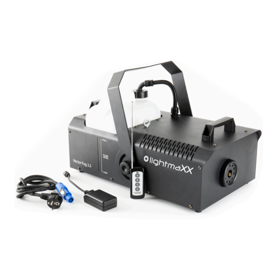 Lightmaxx Vector Fog 2.5 User Manual