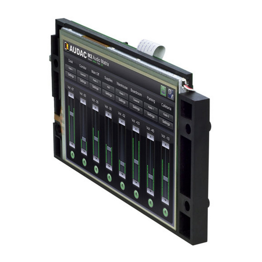 AUDAC M2DIS Update Manual