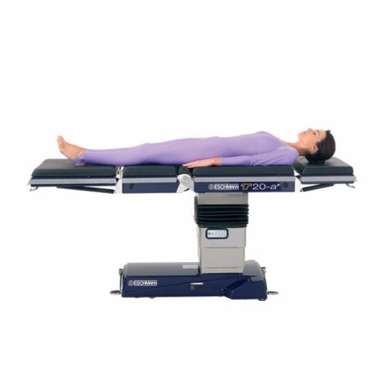 eschmann T20 Series Instructions For Use Manual