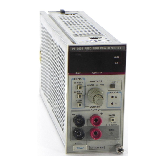 Tektronix PS 5004 Instruction Manual