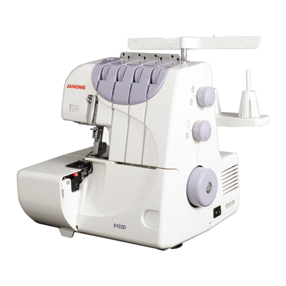 Janome 9102D Instruction Manual