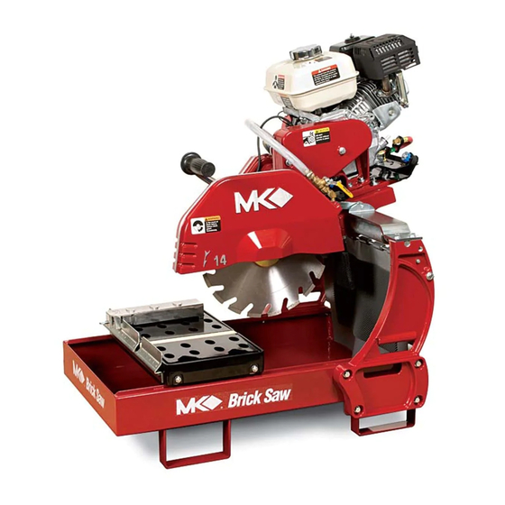 MK Diamond Products MK-2000 Owner's Manual Operating Instruction & Parts List