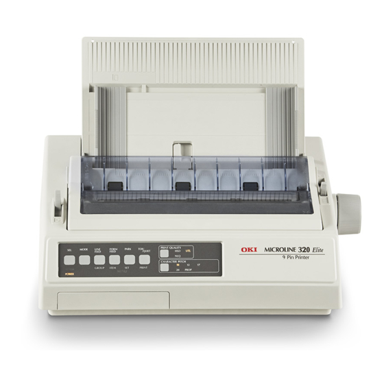 OKIDATA 320 Quick Manual