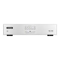 Meitner Audio Ma 1 dac Manual Manual