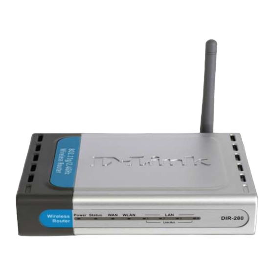 D-Link DIR-280 User Manual